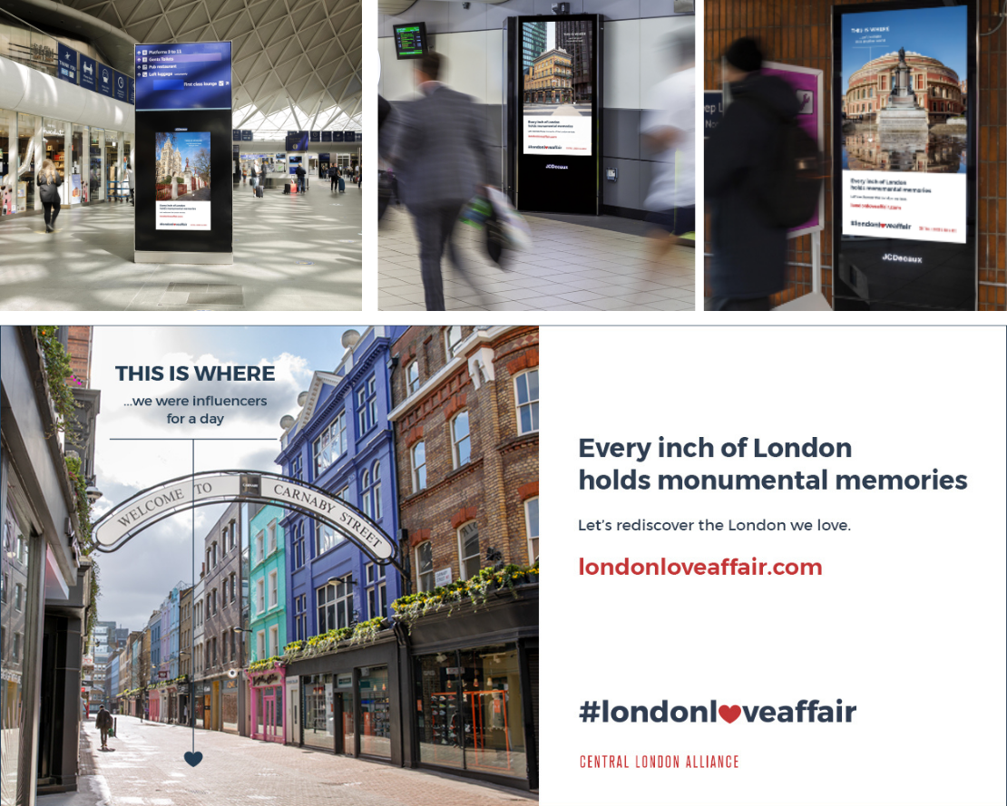 image gallery showcasing central london alliances consumer campaign London love affair